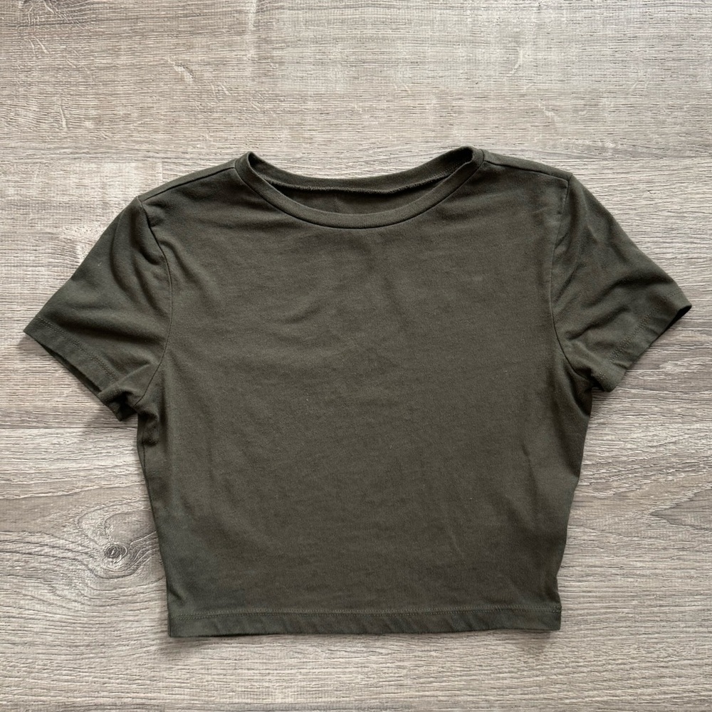 Wild Fable Green Baby Tee